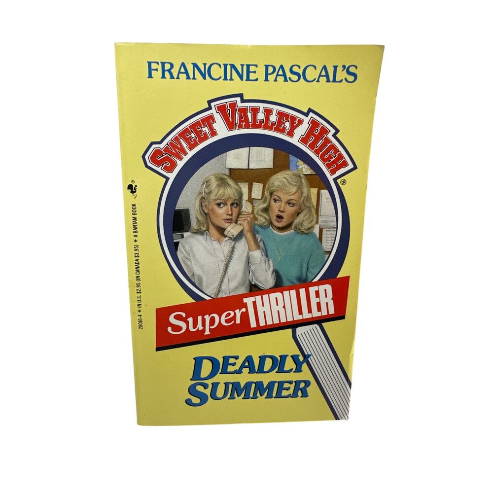 Sweet Valley High Super Thriller First Edition First Print Book Deadly Summer